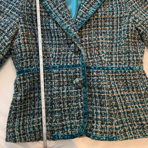 Liz Claiborne Tweed Blazer Womens 8 - Picture 3 of 8